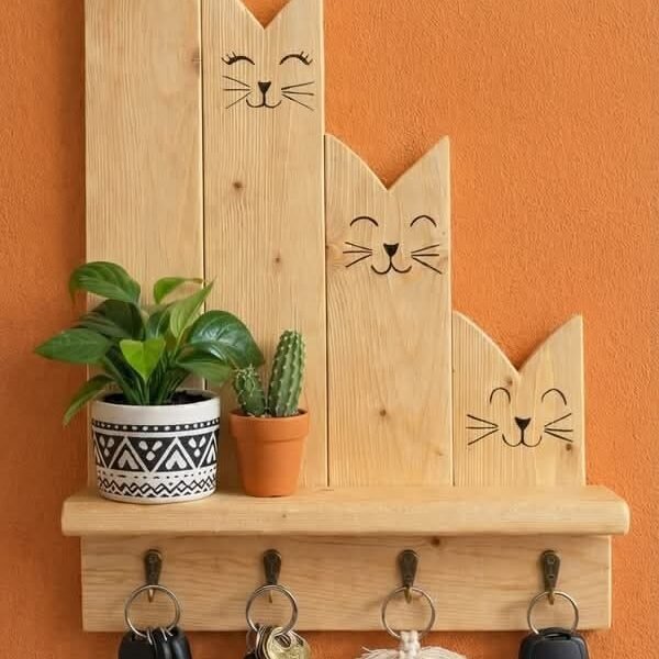 Porta Chave Gatinho