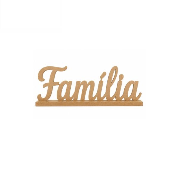 Letreiro MDF Família