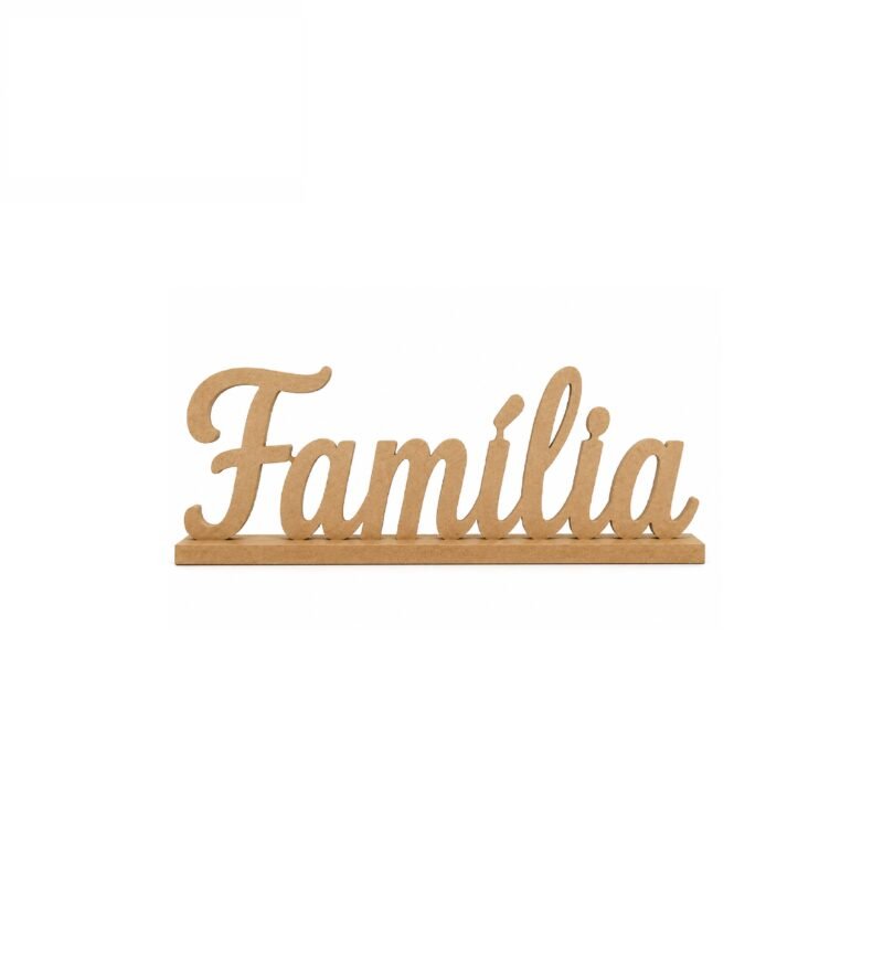 Letreiro MDF Família