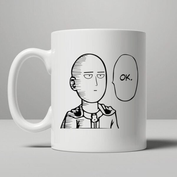 Caneca Saitama ''OK.''