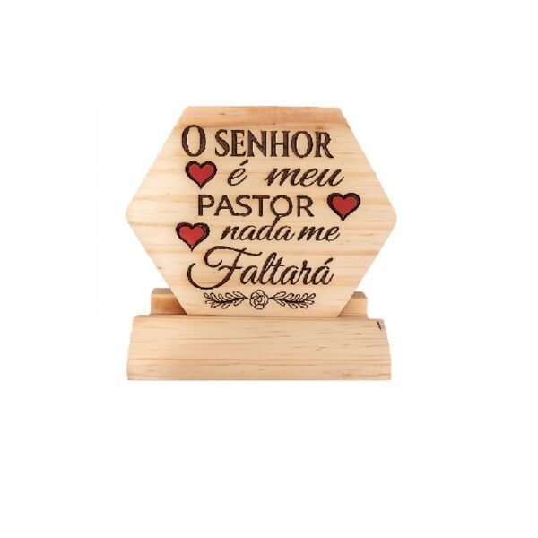 Placa Hexagonal Religião Cristão